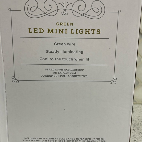 2 Wondershop Green LED Mini Lights Set - Picture 6 of 6